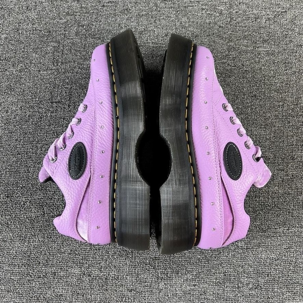 Dr Martens Shoes Womens 8 Purple Buzz S1 Bratz Platform Sneaker Studded Leather - Picture 3 of 11